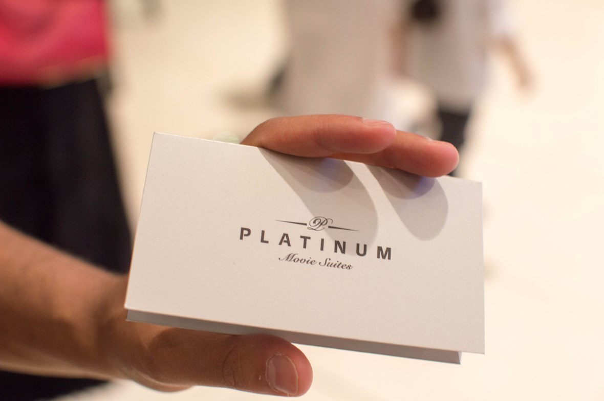 Platinum Suite Tickets, Reel Cinemas, Dubai Mall, Dubai, UAE