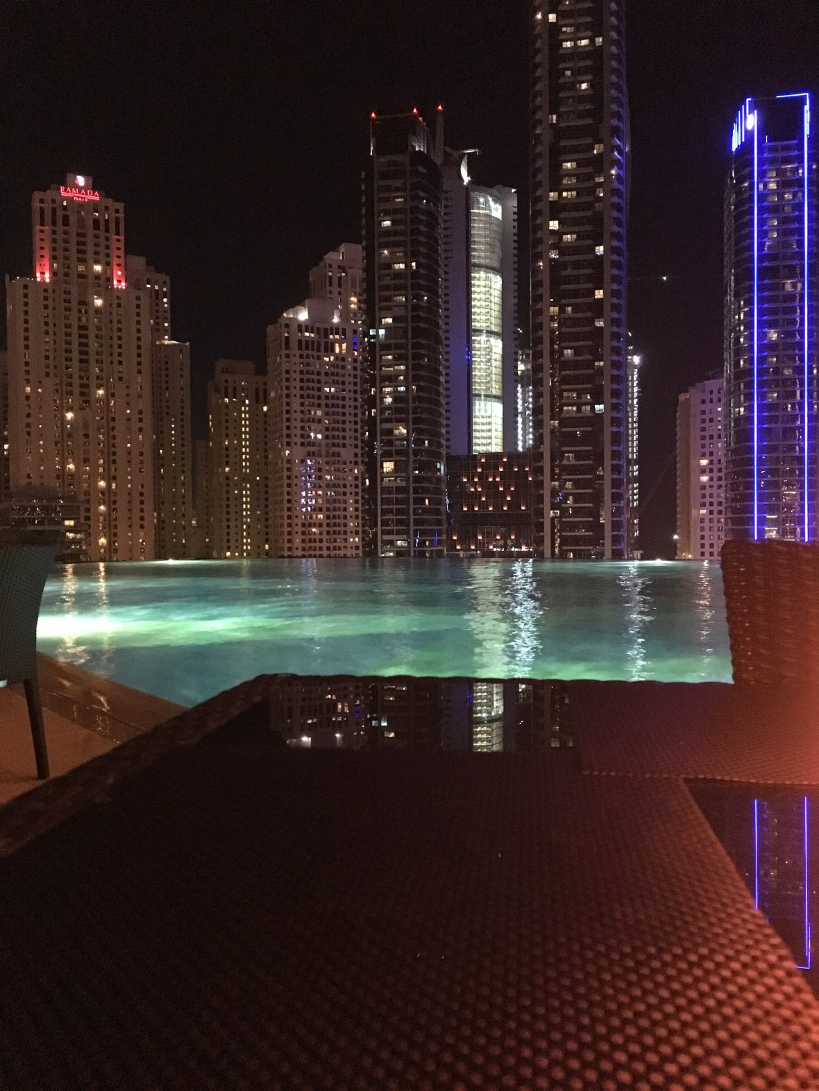 View From Seat, Shades at The Address Dubai Marina, Entrance, Dubai, UAE