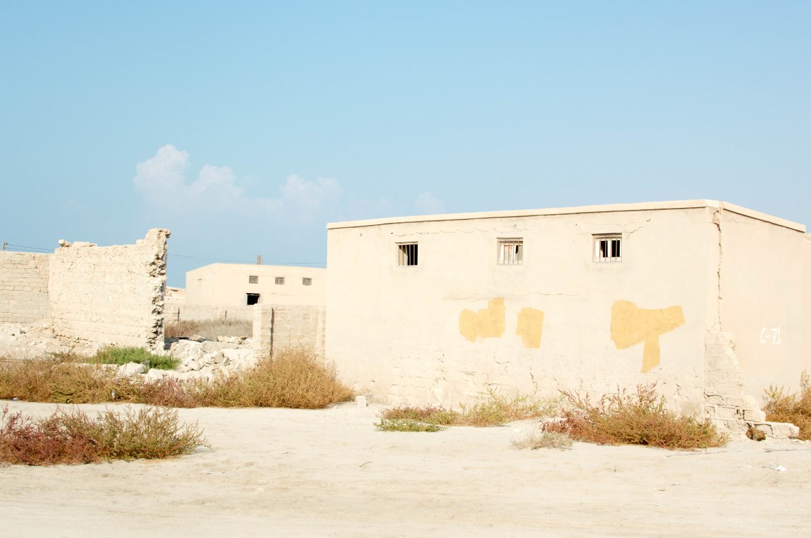 Window Grills, Abandoned City, Al Jazirat Al Hamra, Ras Al Khaimah, UAE