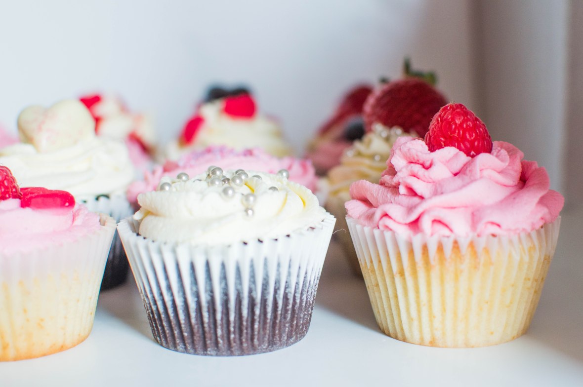 Cupcakes For Valentine's Day