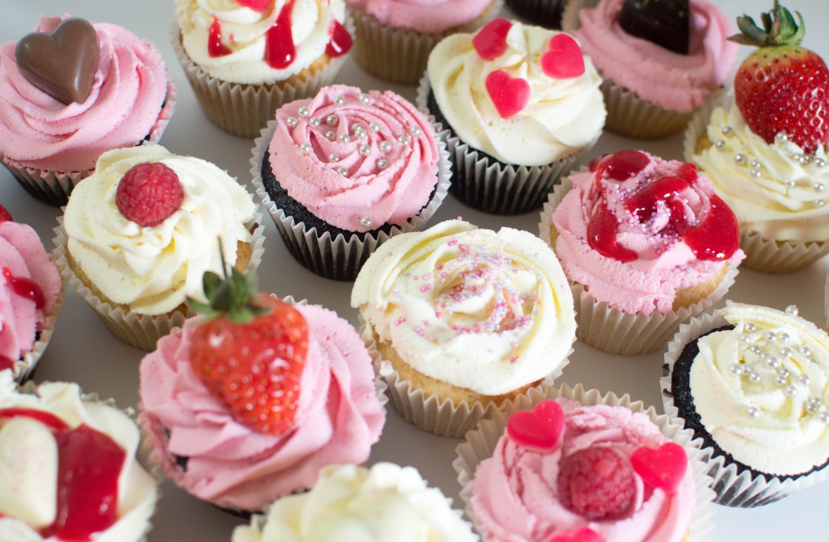 Valentine's Day Themed Cupcakes