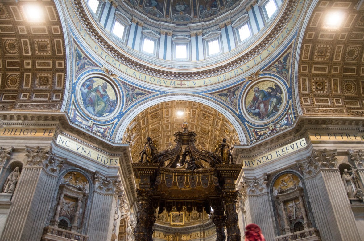 Altar And Dome, Basilica Di San Pietro, Vatican