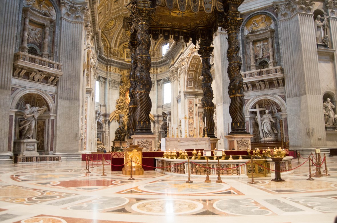 Altar Close Up, Basilica Di San Pietro, Vatican