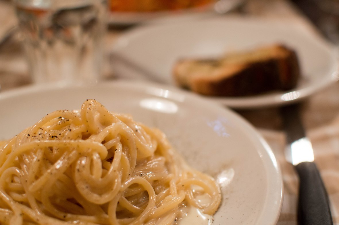 Cacio E Pepe, Trattoria Papa Re, Rome, Italy
