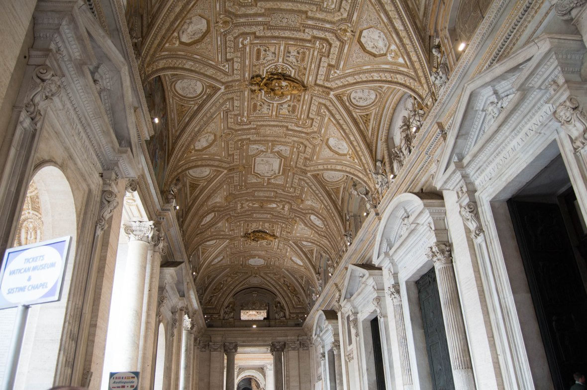Entrance Ceiling, Basilica Di San Pietro, Vatican