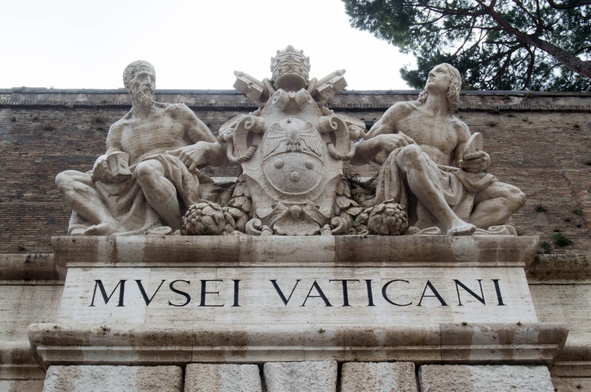 Entrance, Mvsei Vaticani, Vatican Museum