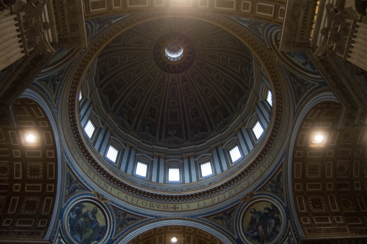 Inside Dome, Basilica Di San Pietro, Vatican