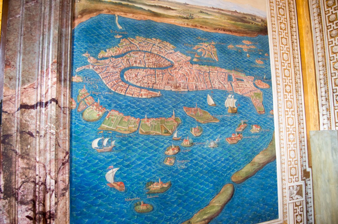 Map of Venice, Vatican Museum