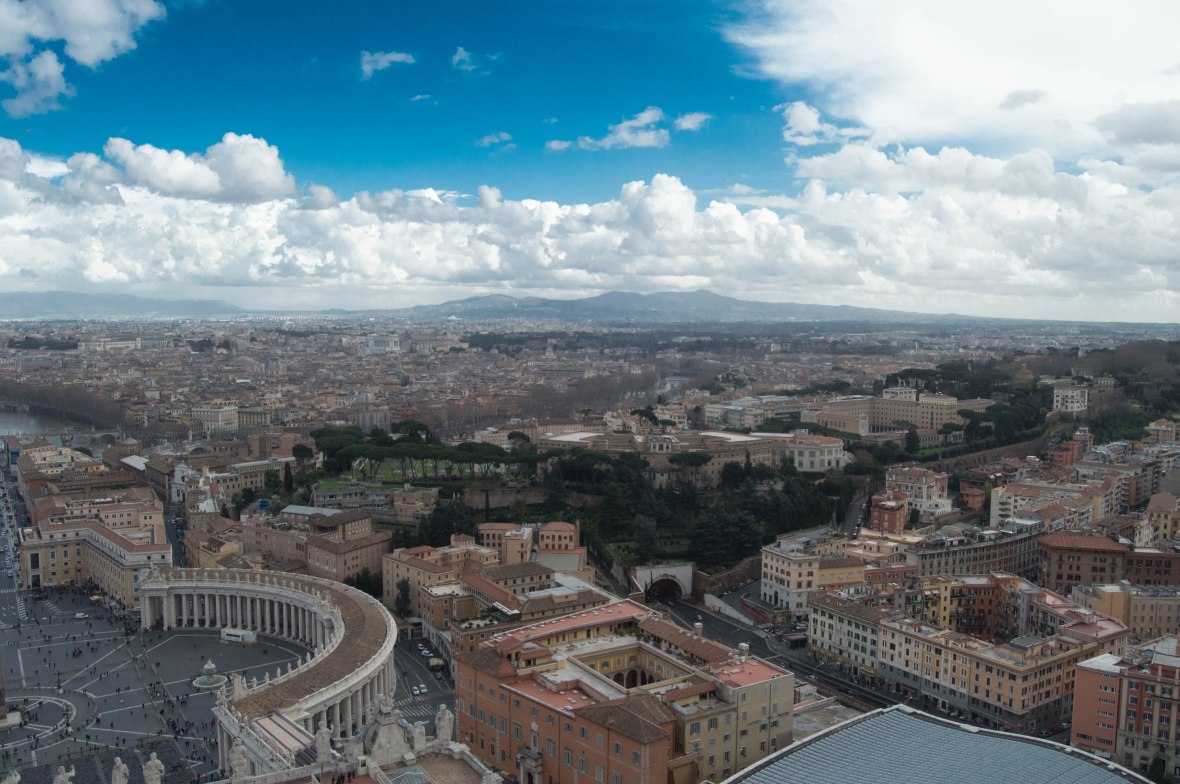 Mountain View From Basilica Di San Pietro, Vatican