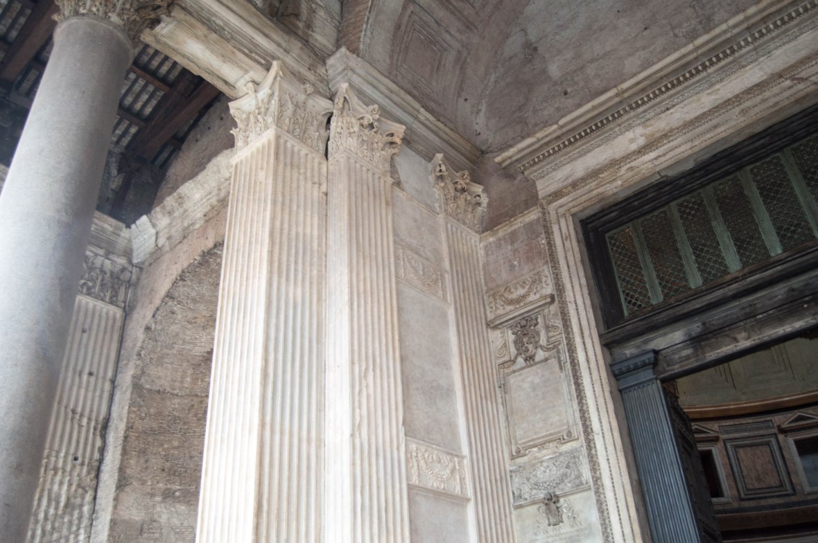 Pantheon Pillar, Rome, Italy