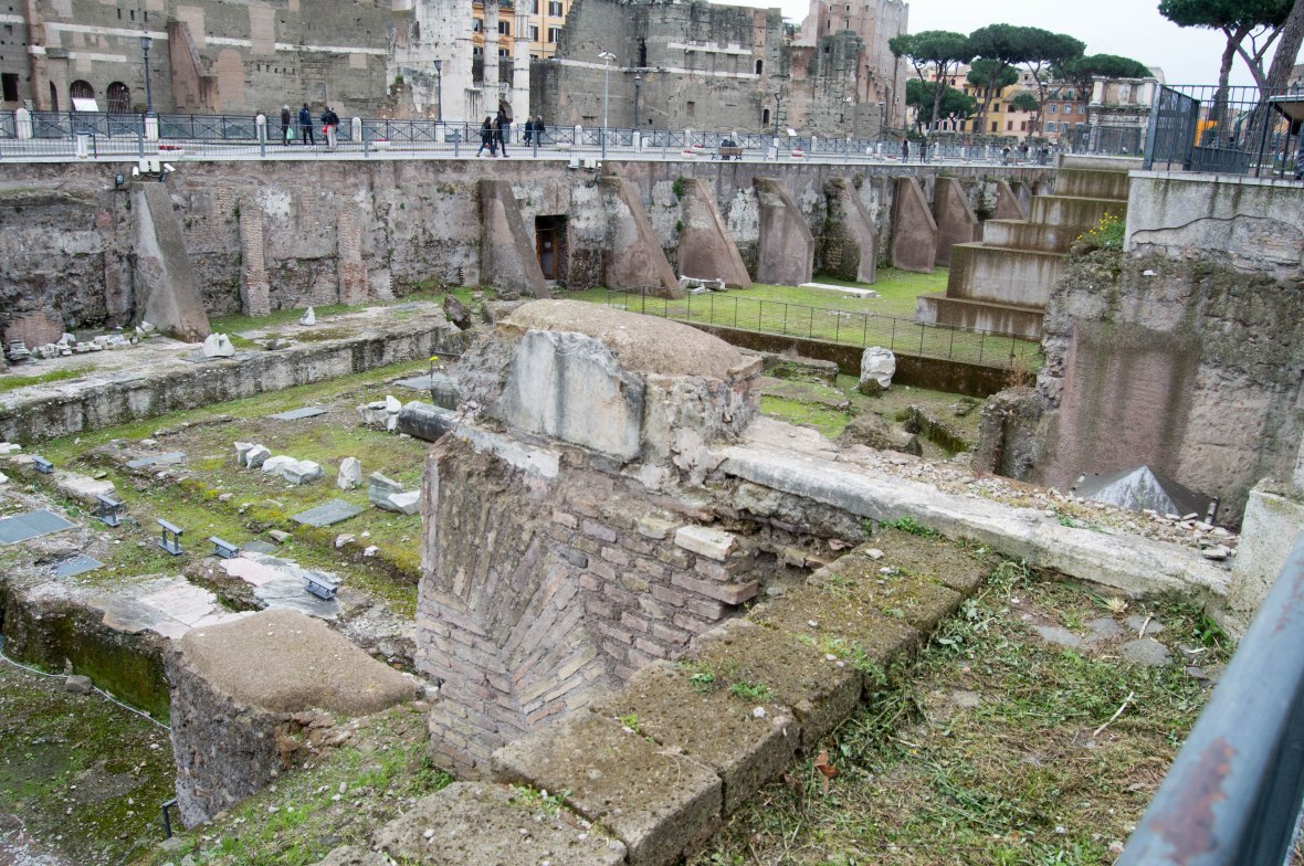Ruins, Rione X Campitelli, Rome, Italy