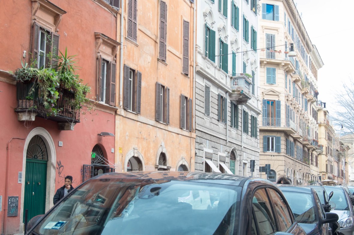 Via di S. Francesco a Ripa, Rome, Italy