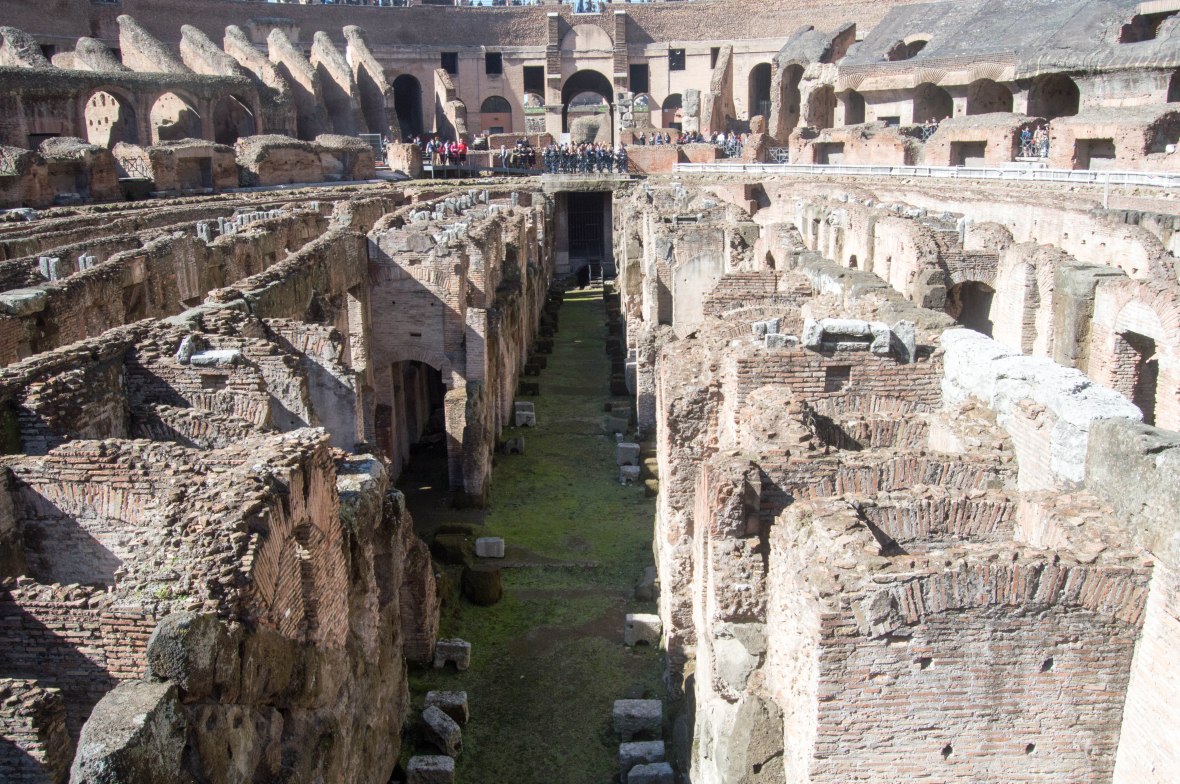 Floor, Colosseum, Rome, Italy