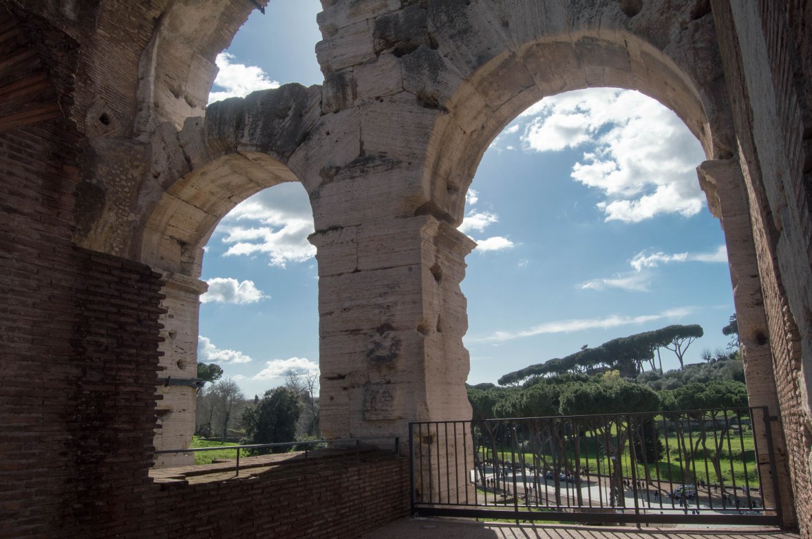 Looking Out, Colosseum, Rome, Italy