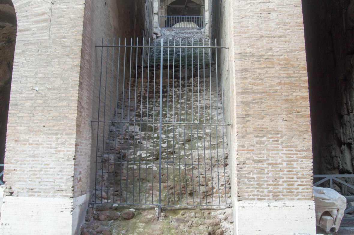 Stairs, Colosseum, Rome, Italy