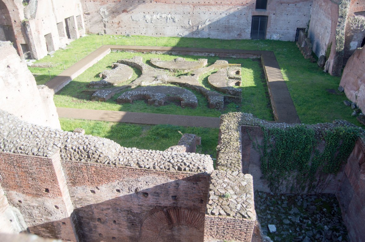 Stonework, Palatine Hill, Rome, Italy