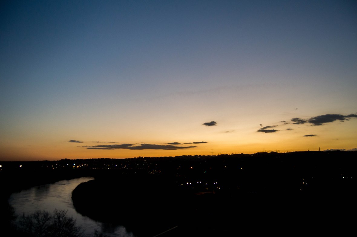 Sunset Over River Tiber, Rome, Italy