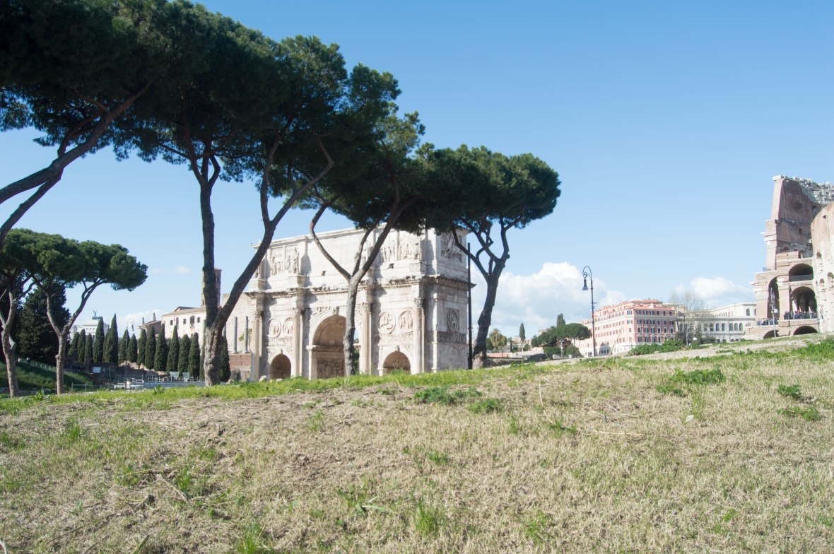 The Arch Of Constantine, Palatine Hill, Rome, Italy
