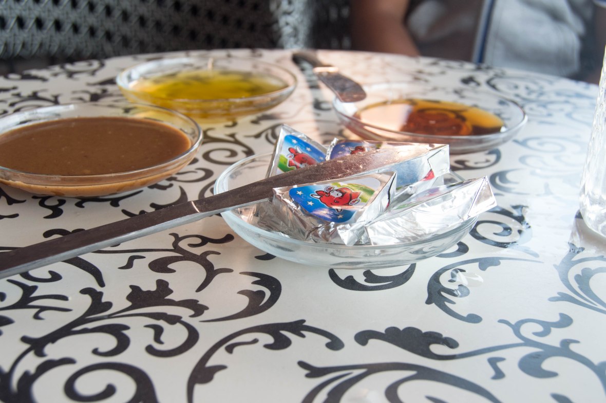 Breakfast Condiments, Road Side Cafe, Morocco