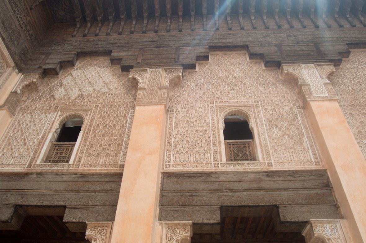Dorm Windows, Ben Youssef Madrasa, Marrakech, Morocco