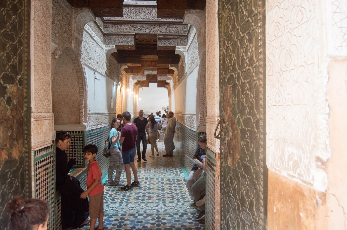 Entrance, Ben Youssef Madrasa, Marrakech, Morocco
