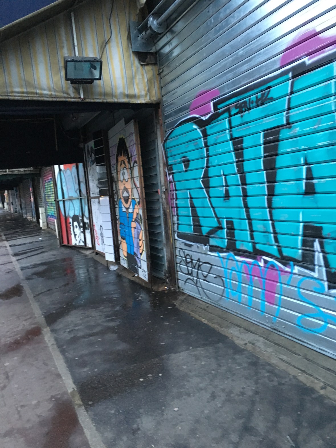 Graffiti, Avenue Michelet, Paris, France