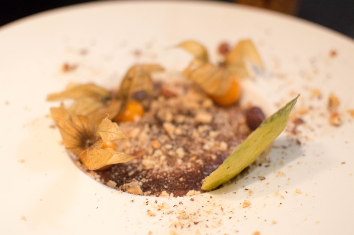 Half-cooked chocolate praline and crunchy hazelnuts , Le Crystal Paris, France