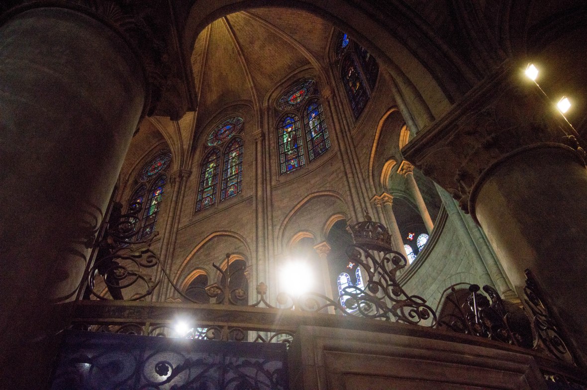 Inside Notre Dame, Paris, France