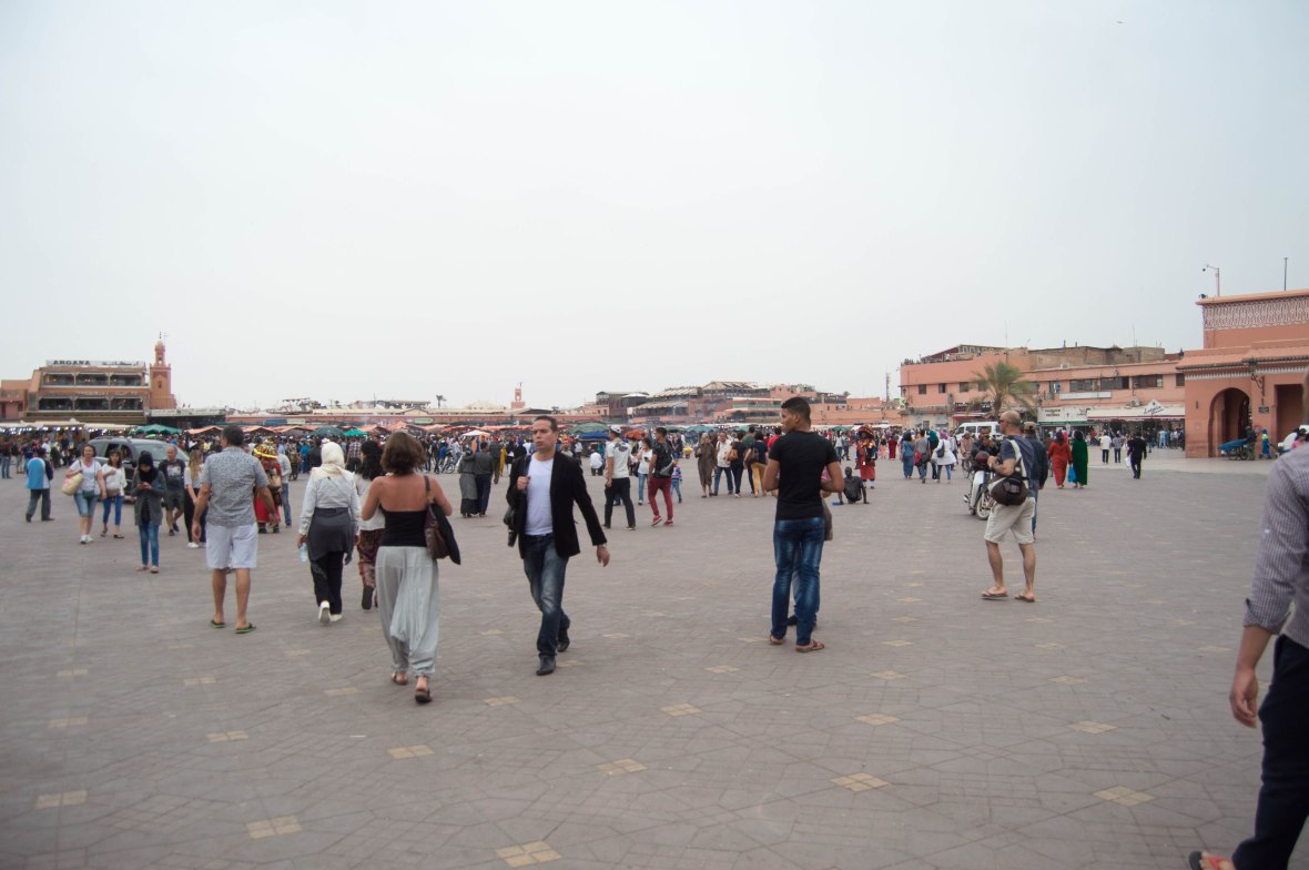 Late Afternoon At Jemaa El Fna, Marrakech, Morocco