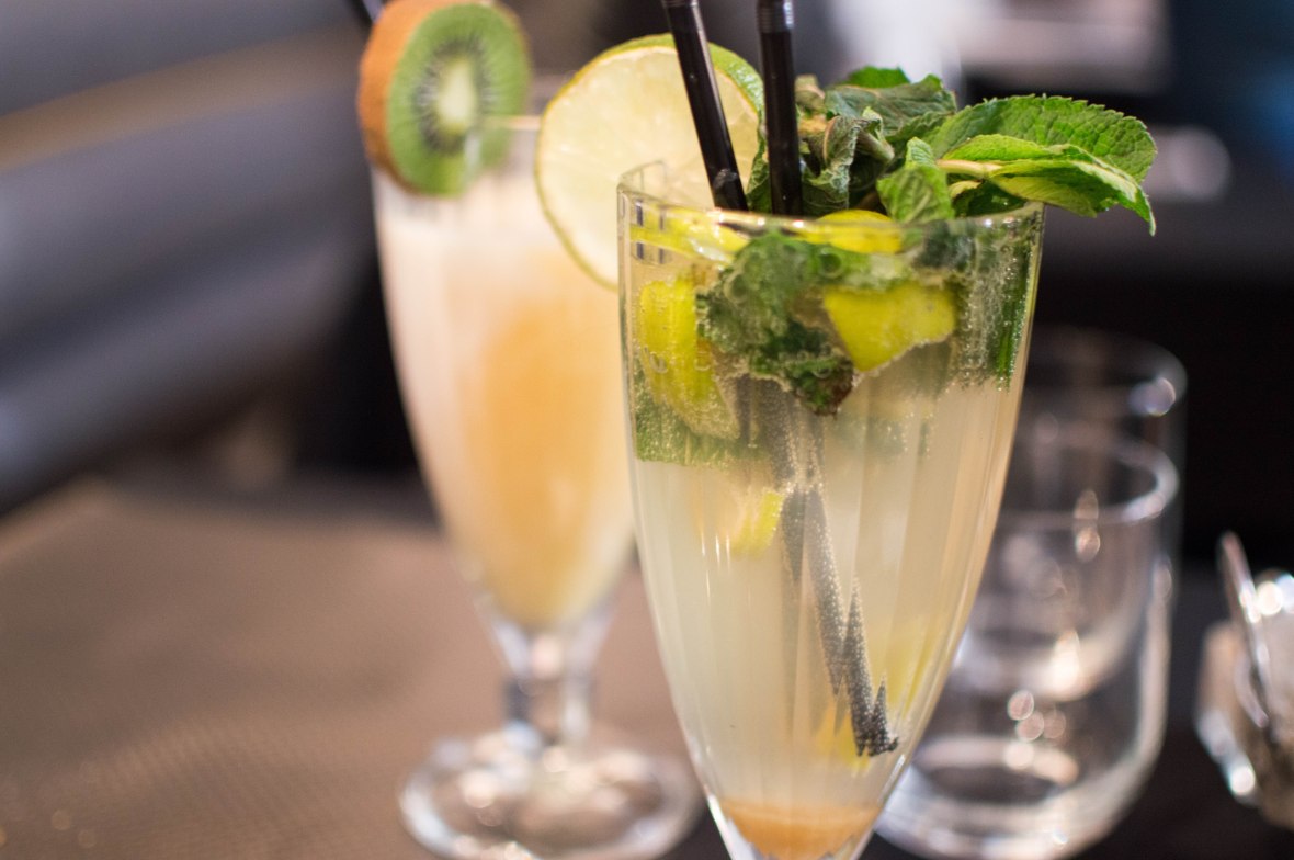 Mojito And Pina Colada, Le Crystal Paris Restaurant, France