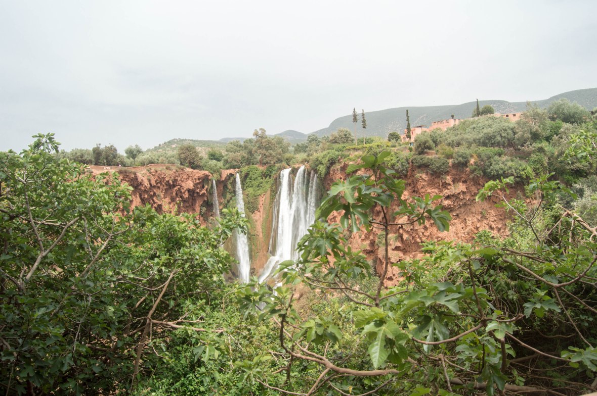 Ouzoud Falls From The Top, Morocco