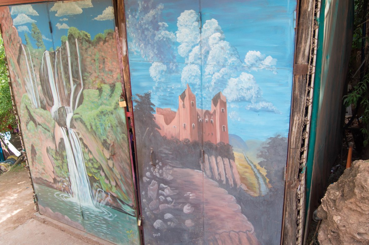 Paintings Of The Ouzoud Falls, Morocco