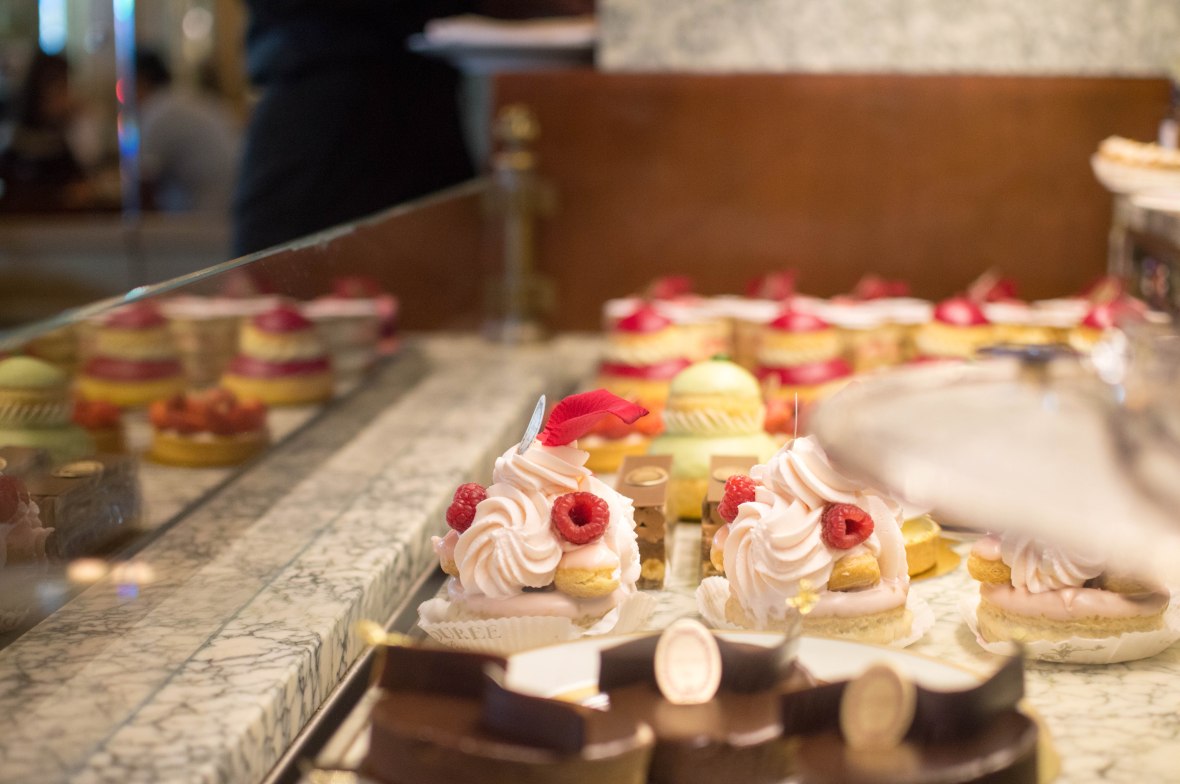 Pastries, Laduree, Paris, France