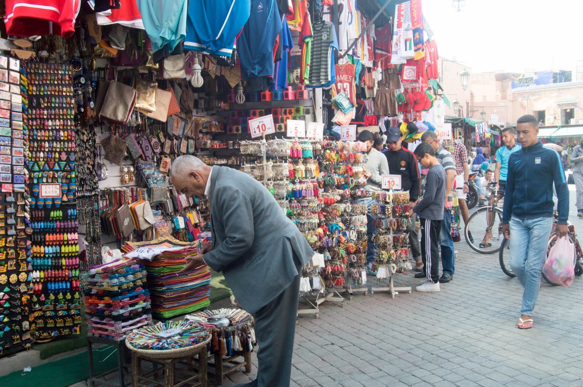 Souvenirs, Souks, Marrakech, Morocco