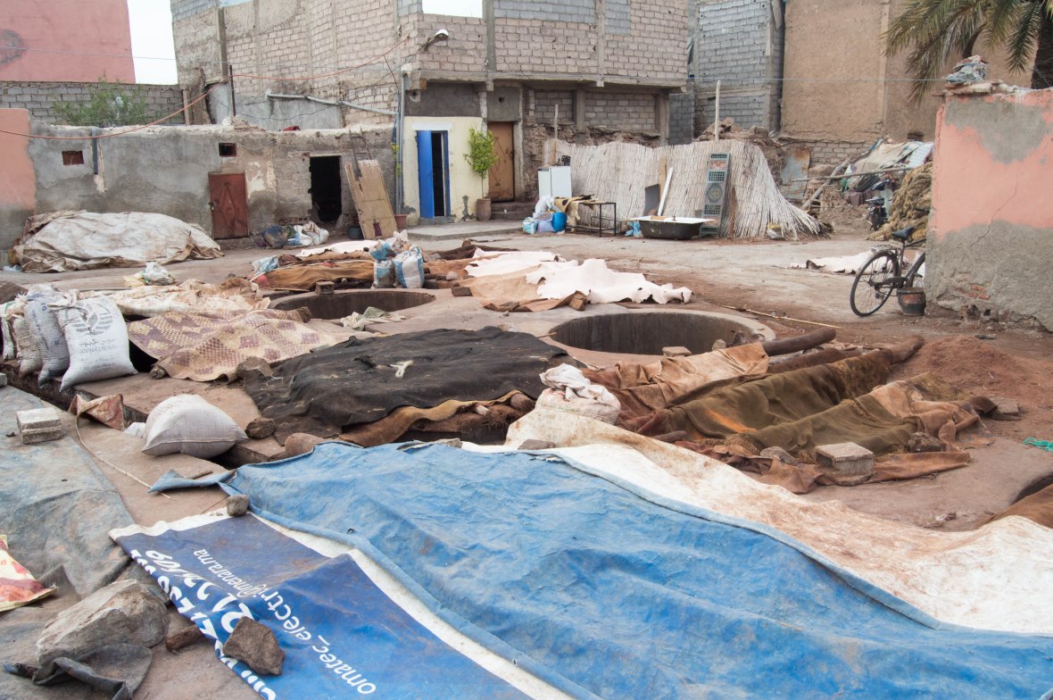 Tanneries, Marrakech, Morocco