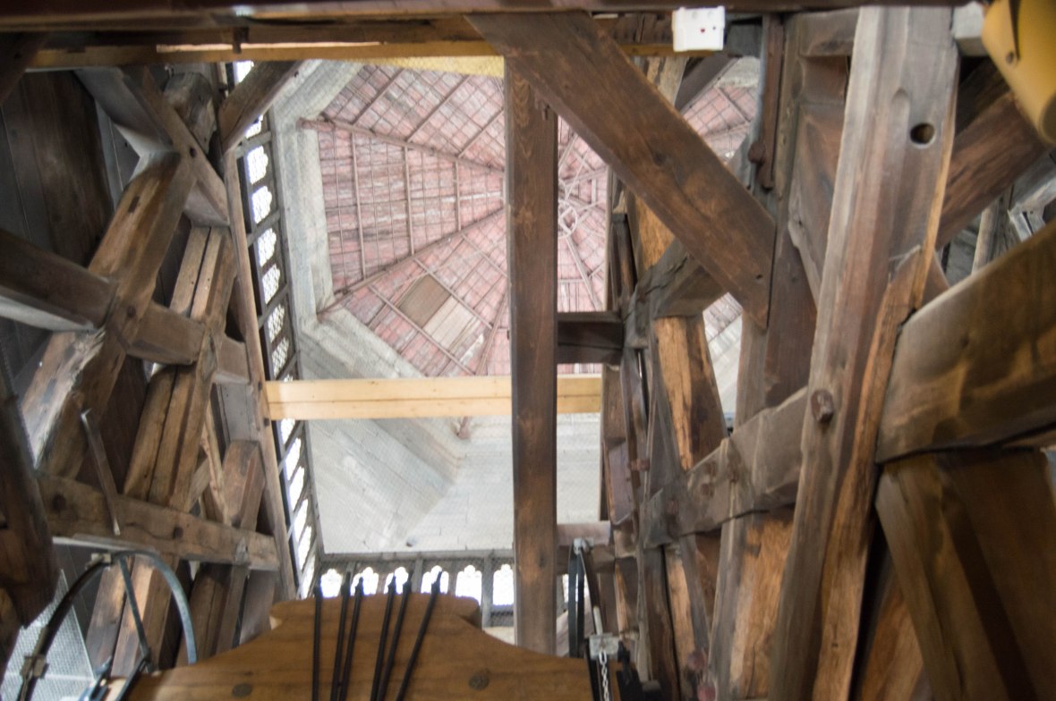 Wooden Roof, Bell Tower, Notre Dame, Paris, France