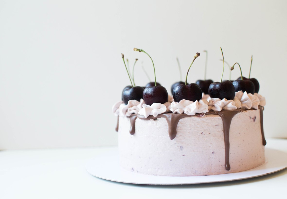Chocolate &amp; Cherry Cake - Kay's Kitchen