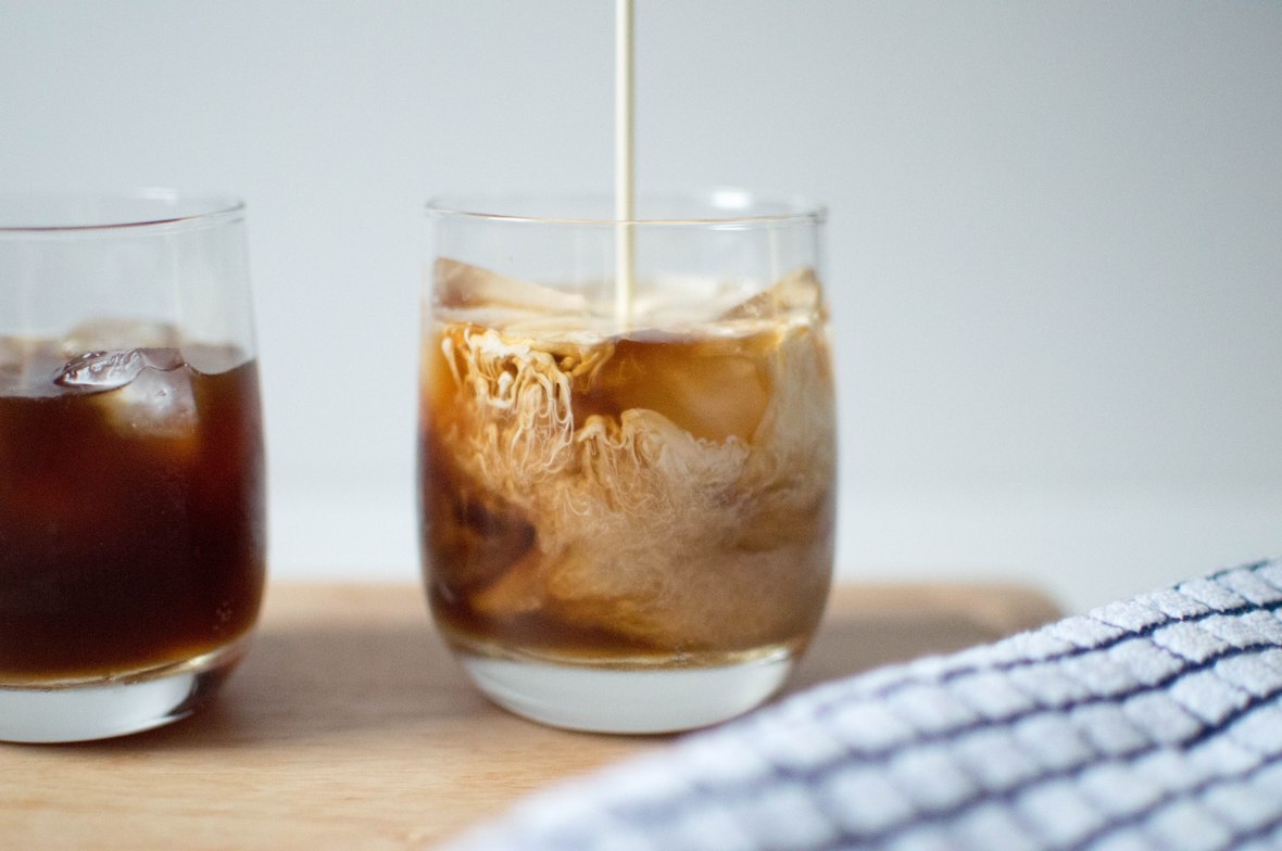 pouring-cream-into-cold-brewed-coffee-kays-kitchen