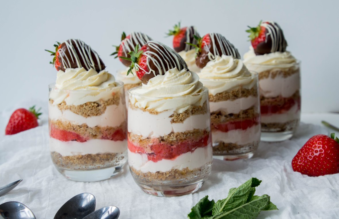 Individual Strawberry Cheesecakes - Kay's Kitchen