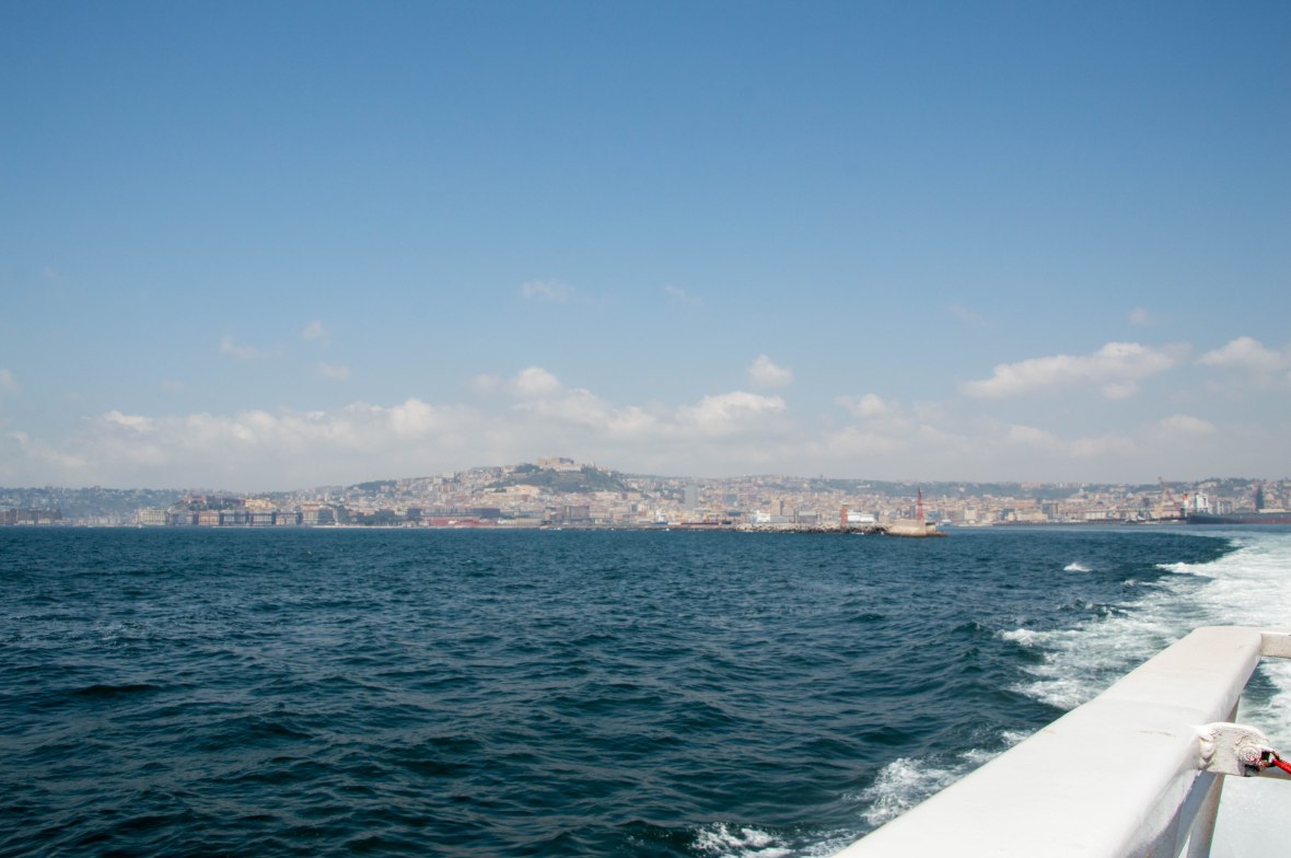 Boat From Naples To Capri, Italy