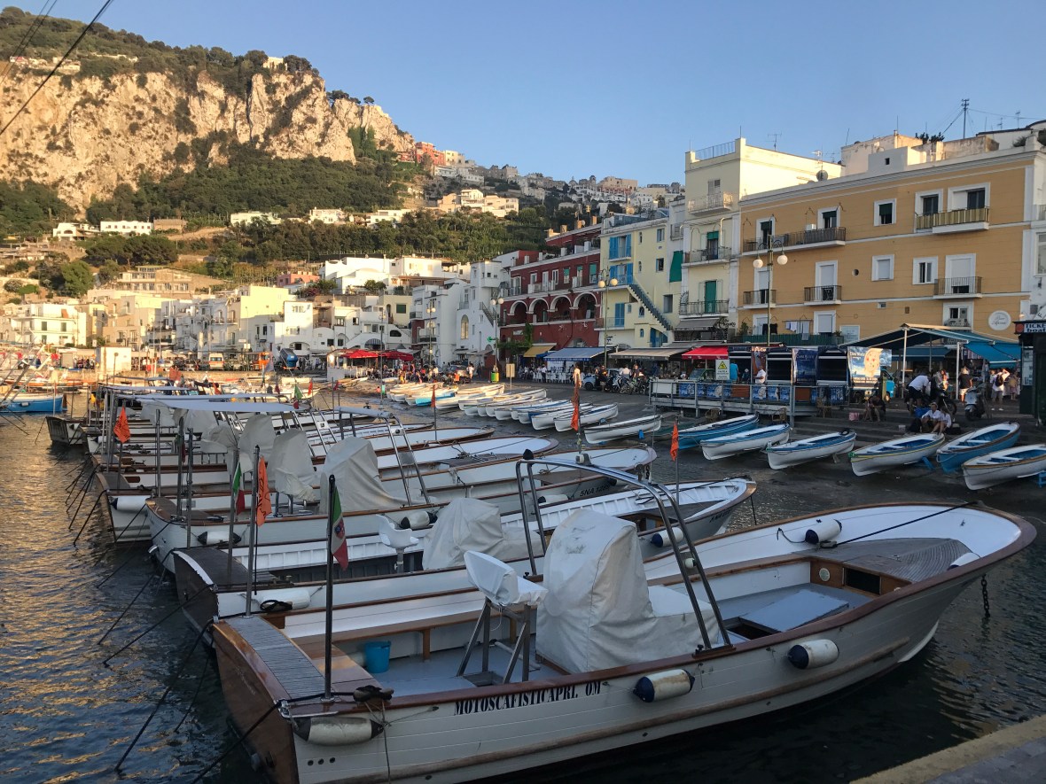 Boats, Marina Grande, Capri, Italy