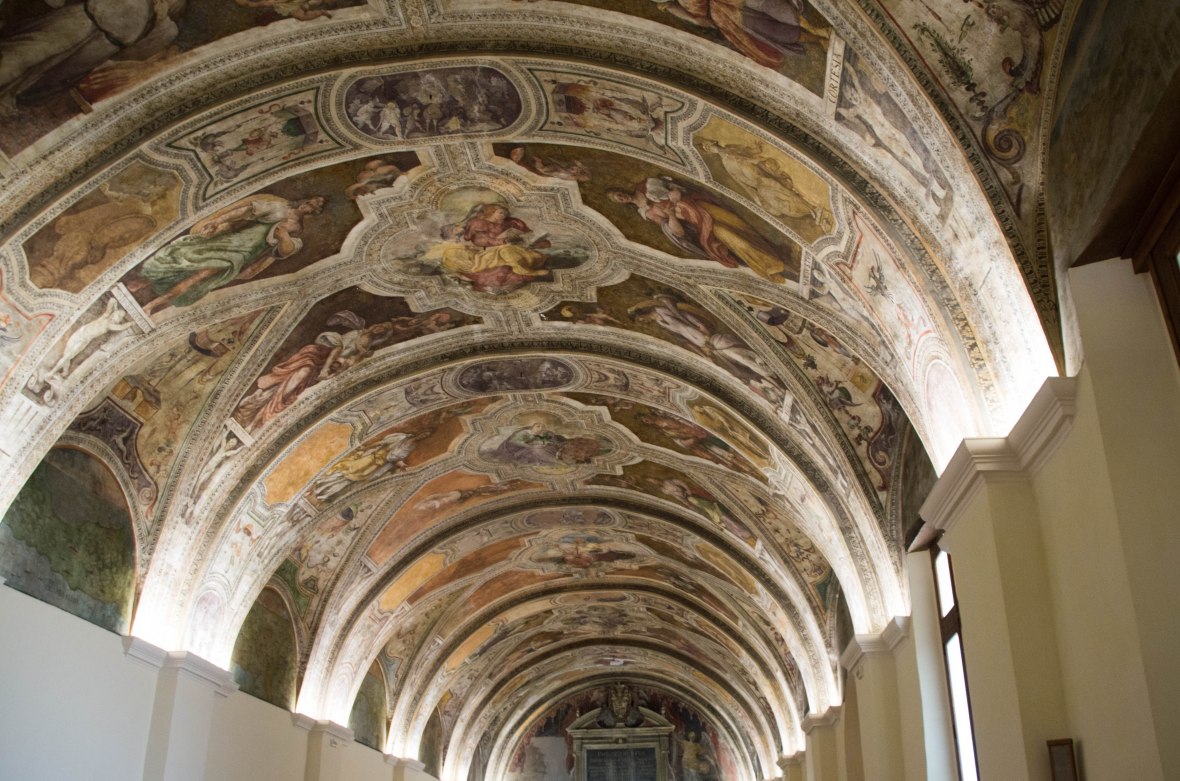 Ceiling At Sisto V Hall, San Lorenzo Maggiore,