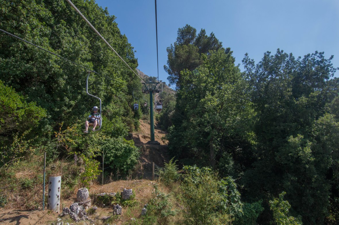 Chairlift To Mt Solaro, Capri, Italy