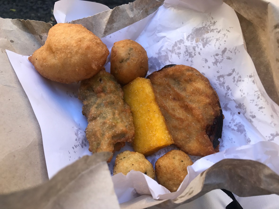 Fried Snacks, Friggatoria Vomero, Naples, Italy