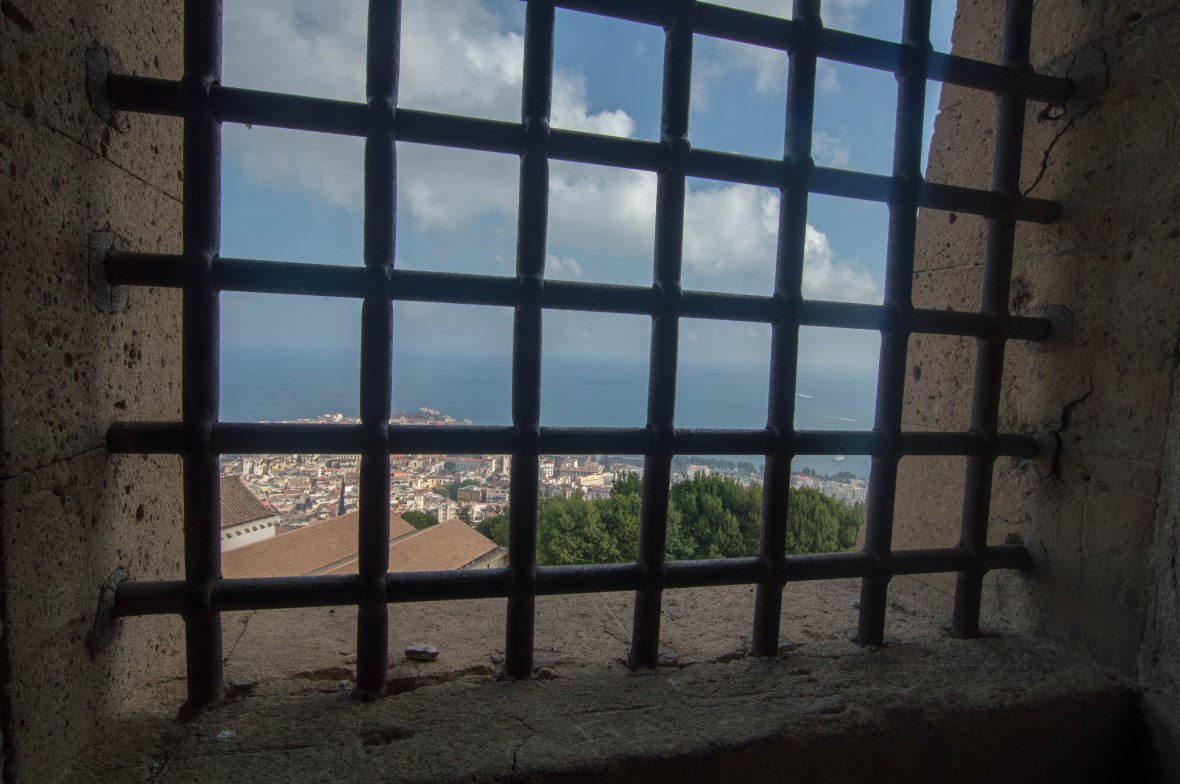 Grilled Windows, Castel Sant'Elmo, Naples, Italy