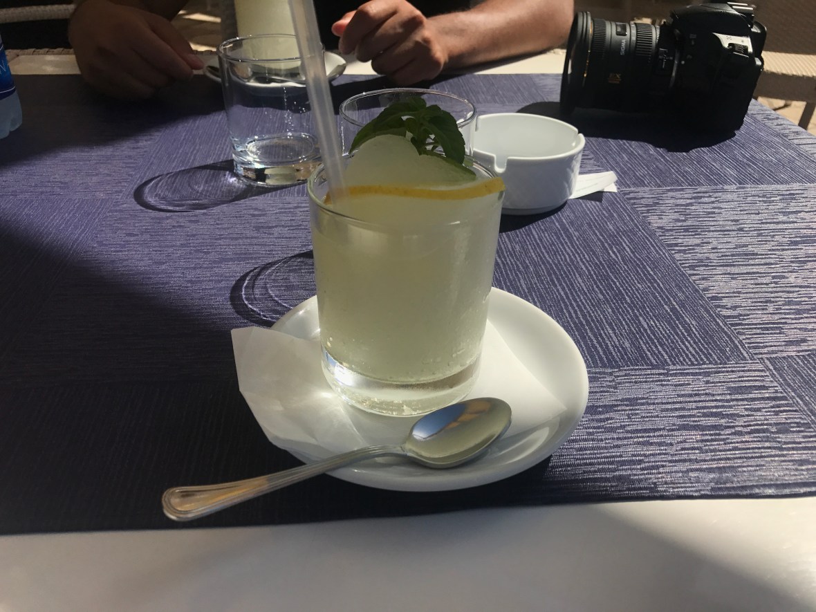 Lemon Granita, Capri, Italy