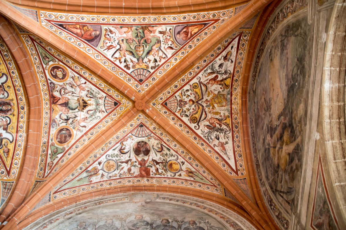 Looking Up, Chapter Hall, San Lorenzo Maggiore, Naples, Italy