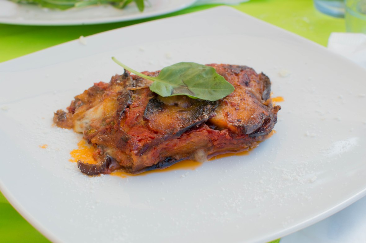 Melanzane Parmigiana, Ristorante La Fenicia, Capri, Italy