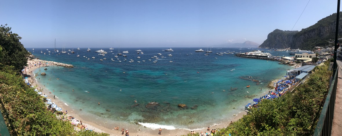 Panorama, Beach, Capri, Italy