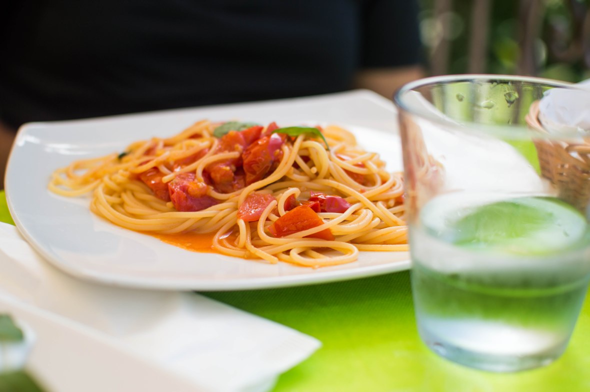 Spaghetti, Ristorante La Fenicia, Capri, Italy